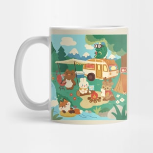 Camping friends Mug